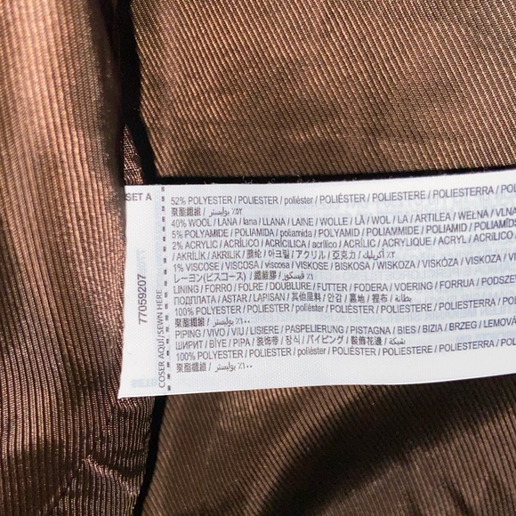 Mango Double-Breasted Wool Coat - Picture 13 of 14